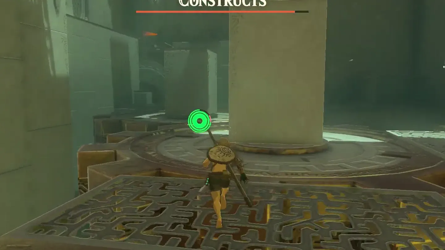 Link on the entrance level of the Proving Grounds looking around