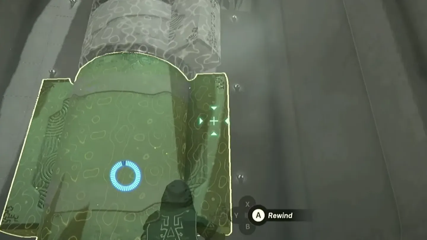 Recall locked onto the bottom section of the pillar