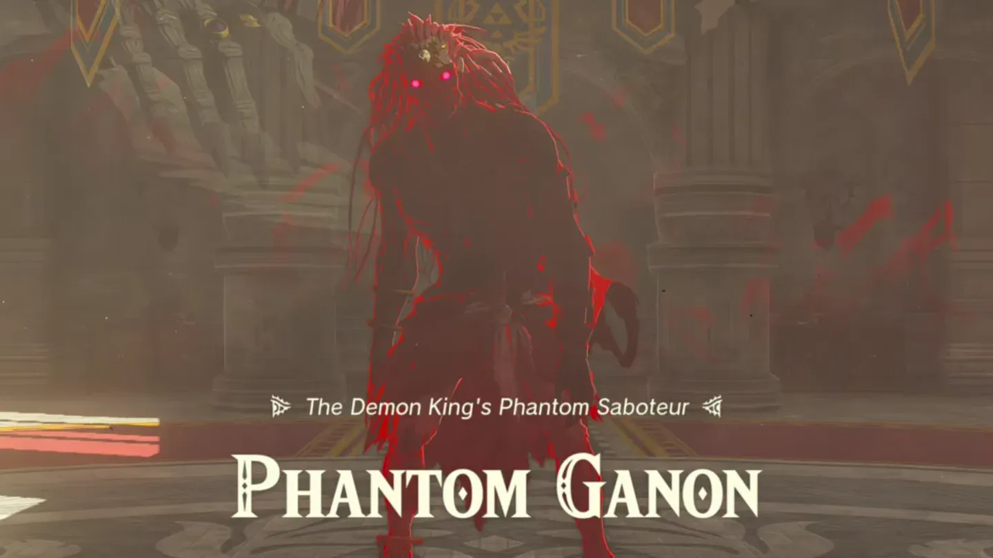 Phantom Ganon's introduction in Hyrule Castle