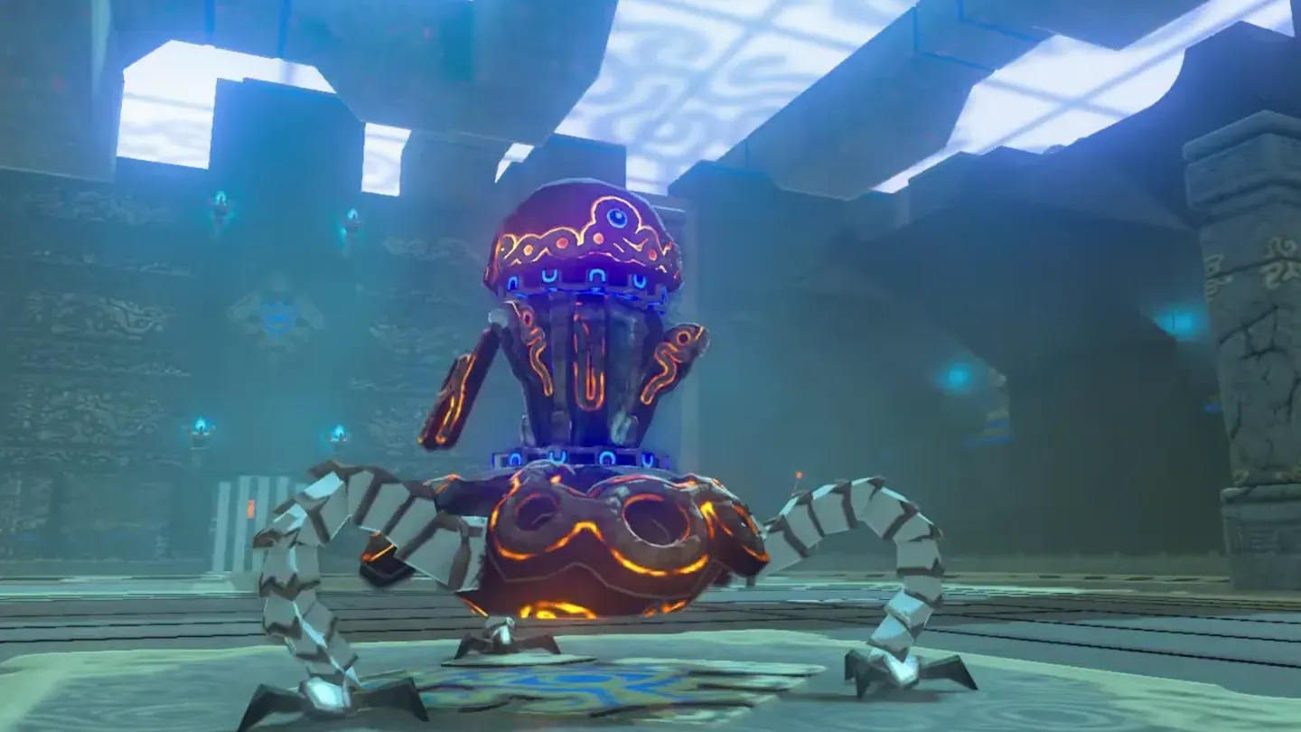 The Guardian Scout rising in the central arena