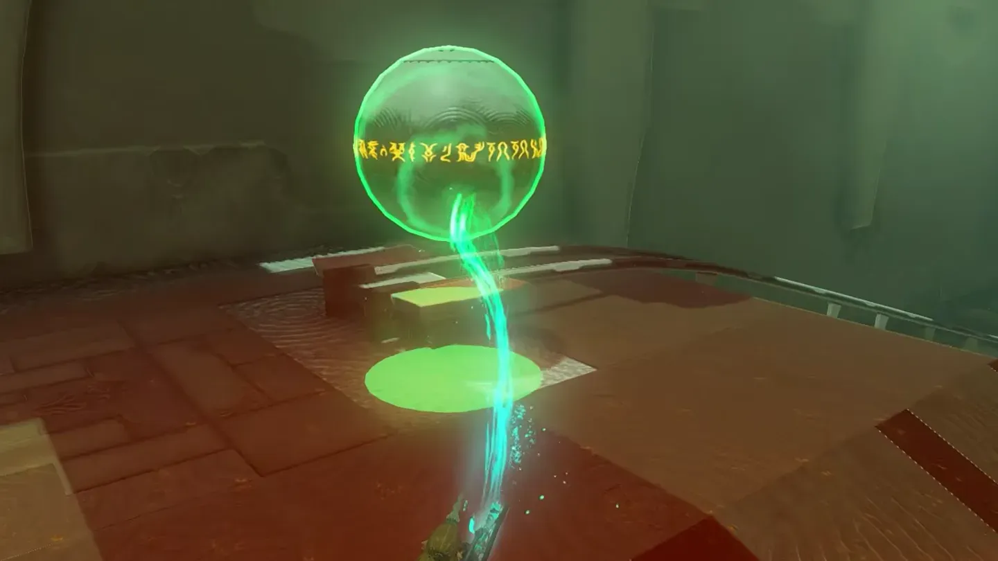 Ultrahand lifting the big ball toward the railing