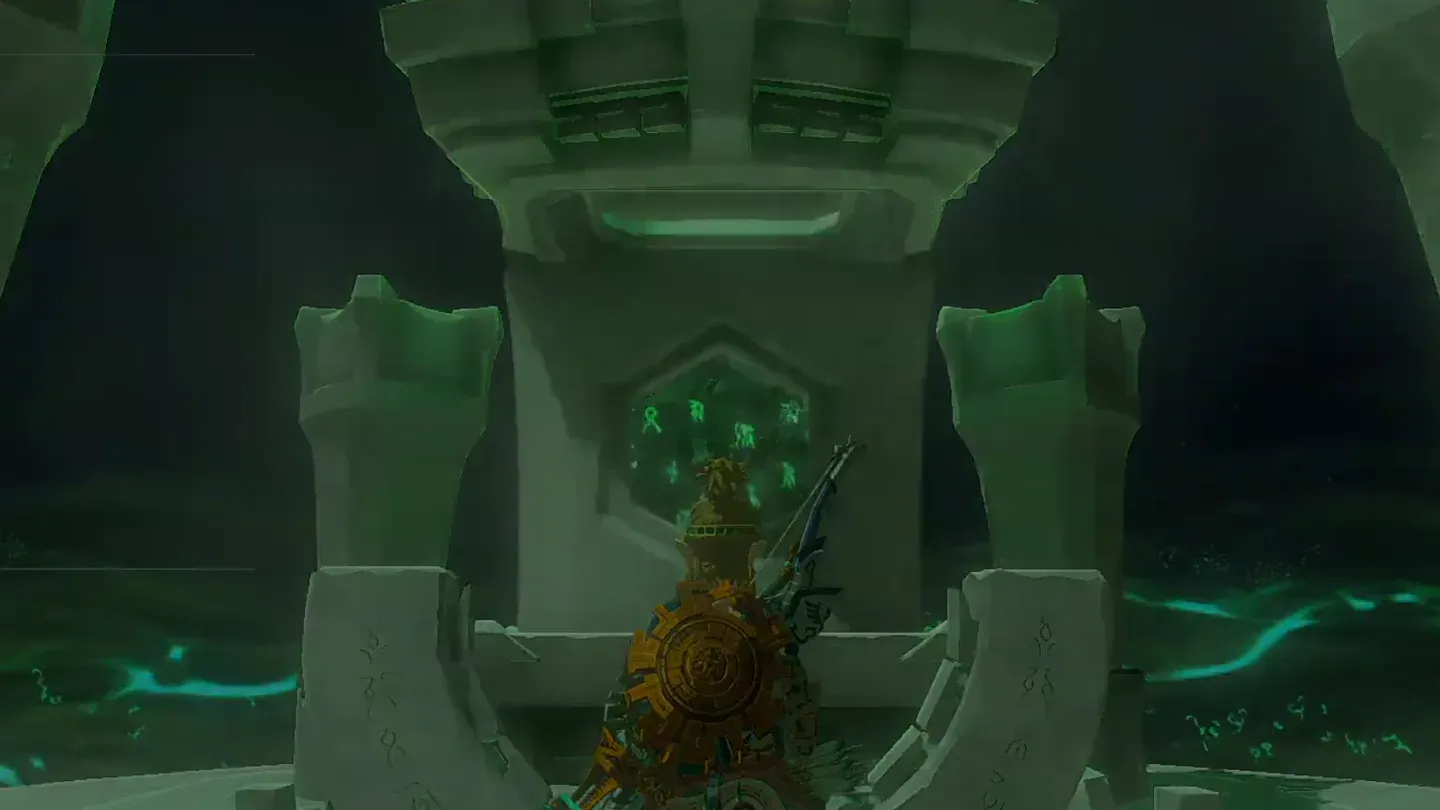 Link at the altar