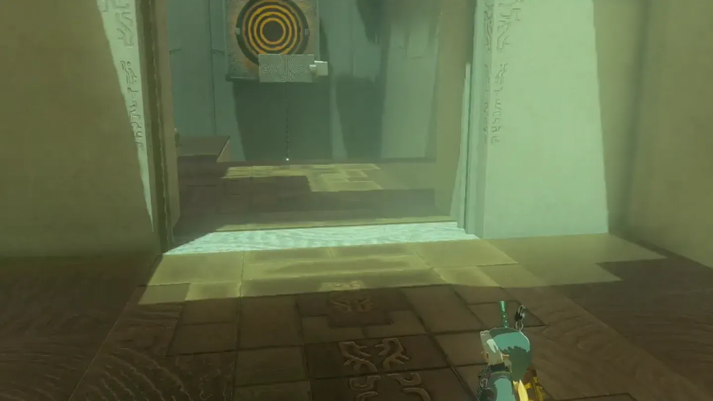 The open doorway into the next chamber