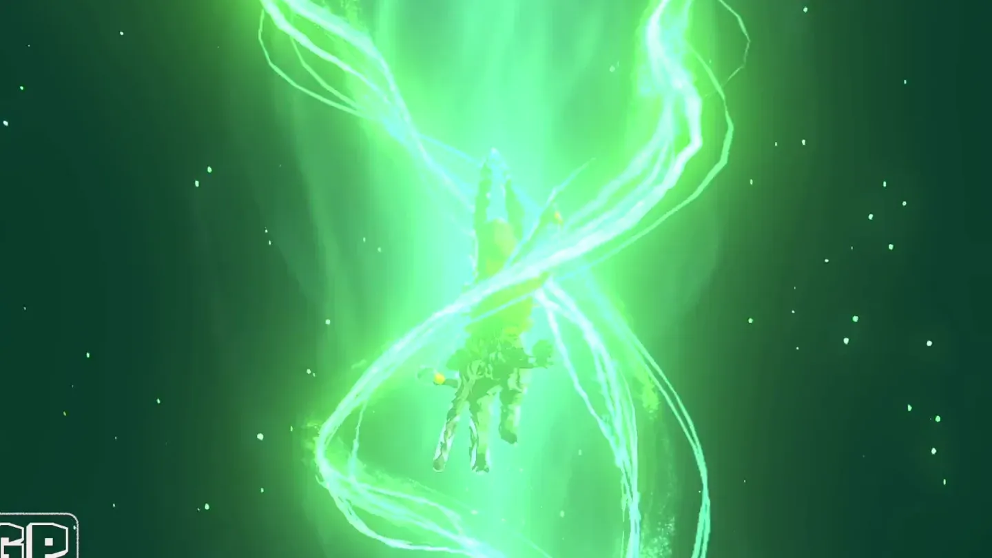 Link rising through the ceiling with Ascend