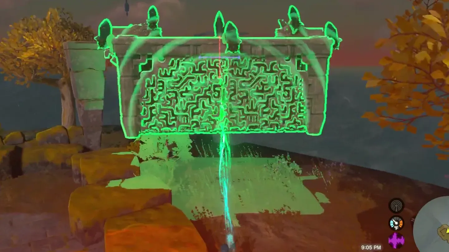Ultrahand lifting the platform with rockets on it