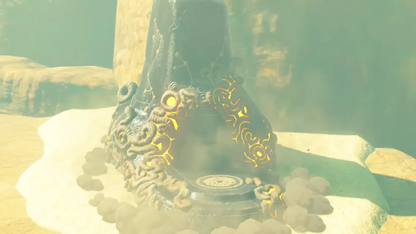 Sasa Kai Shrine rising out of the sand