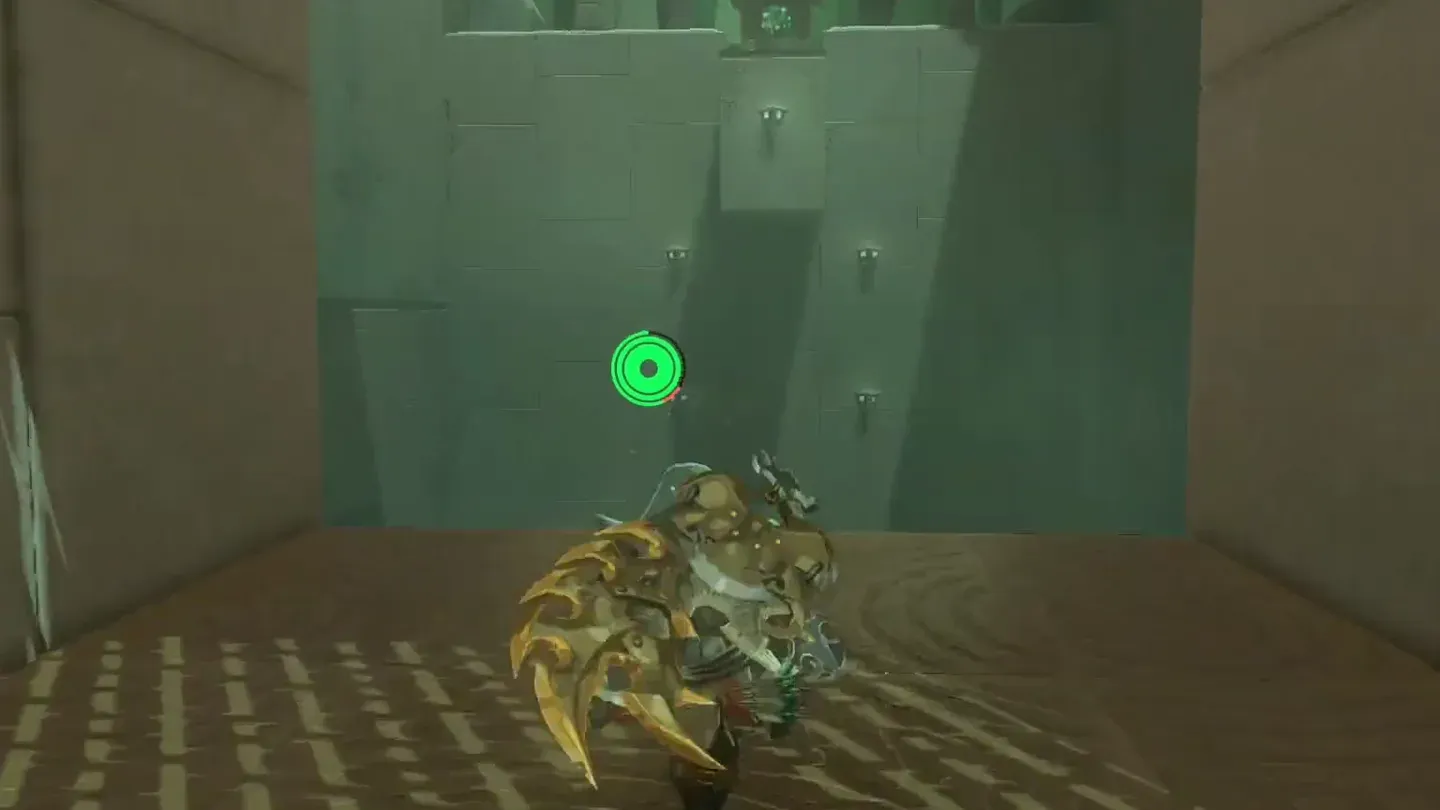 Link under the centre ledge with the Ascend glow