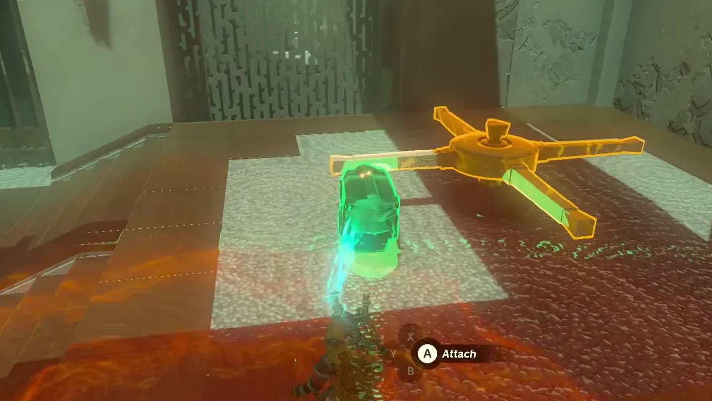 Link attaching a wheel to the steering device on the right