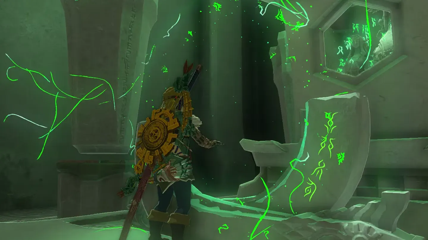 Link at the altar