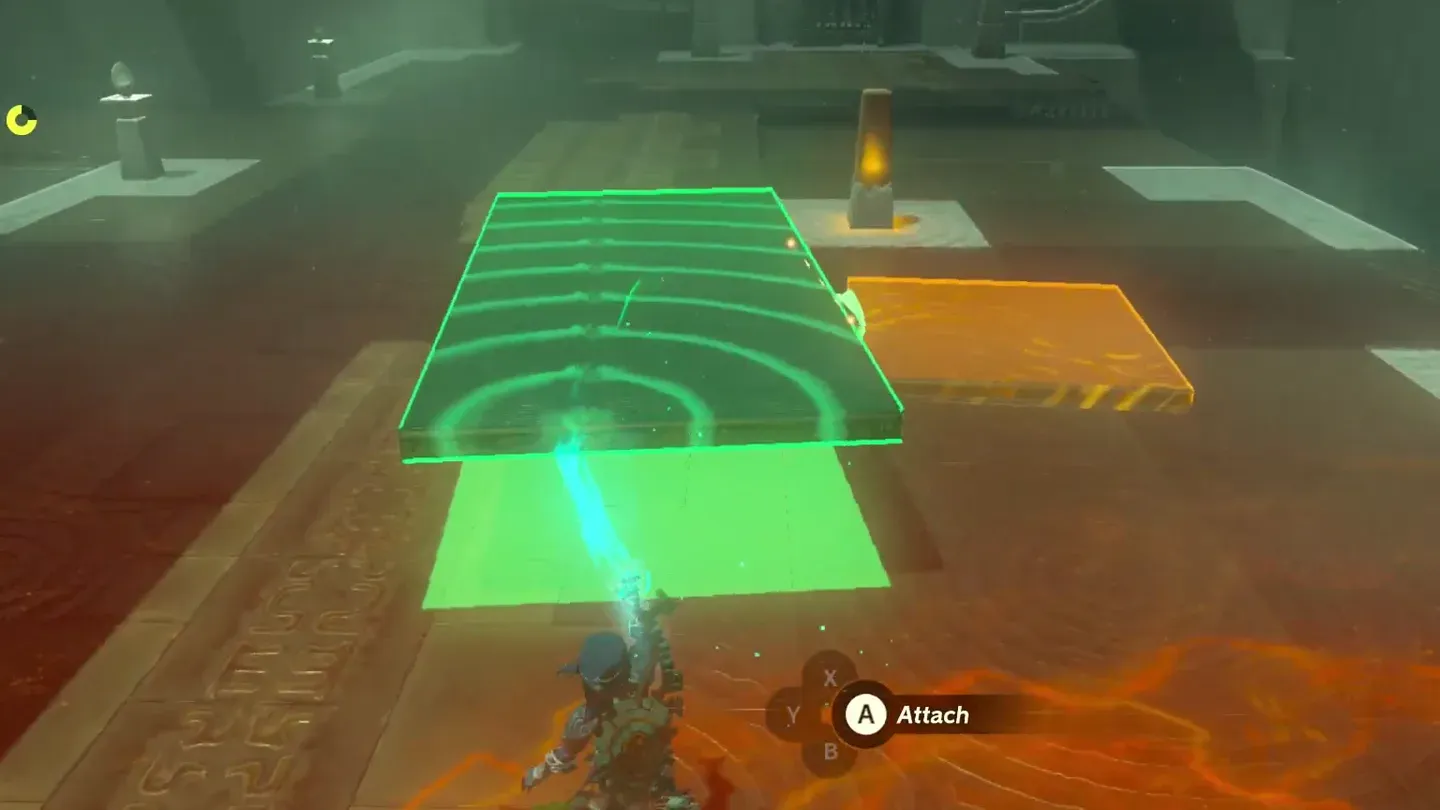 Ultrahand joining the long plate onto the square plate