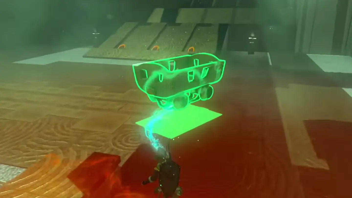 Ultrahand lifting a cart onto the ramp