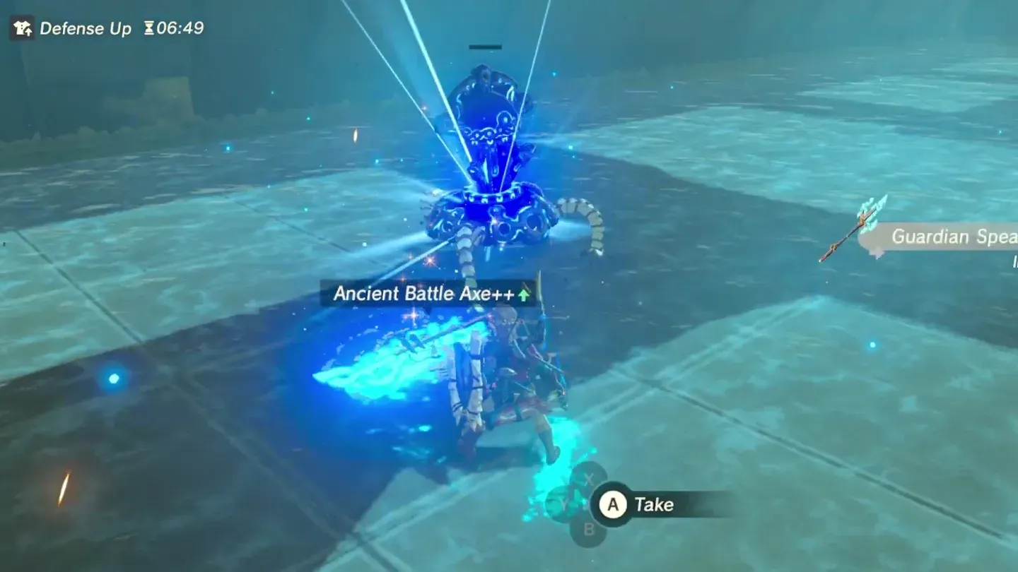 Guardian weapons dropped where the scout was destroyed