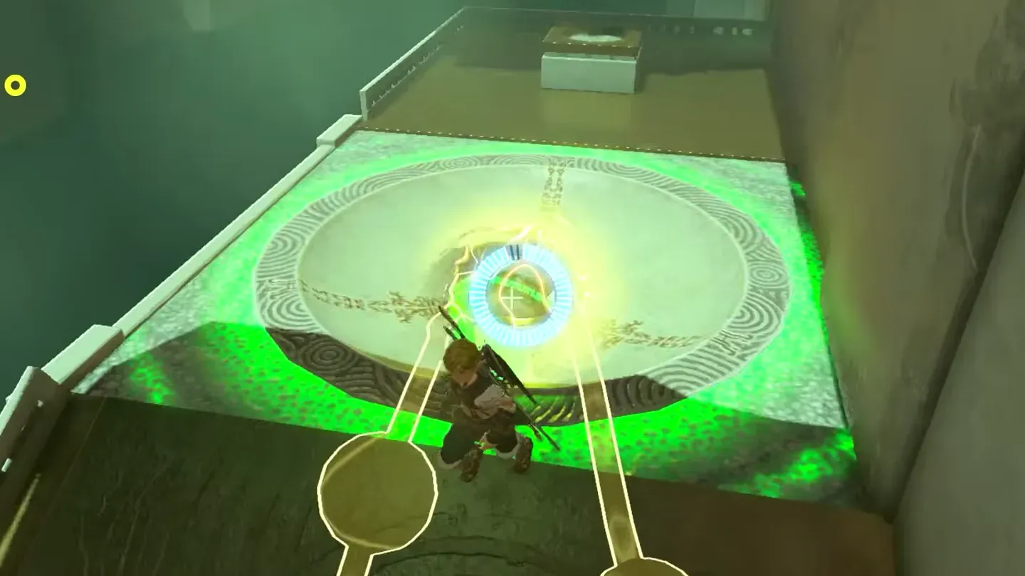 Link using Recall on the orb in the lower vessel