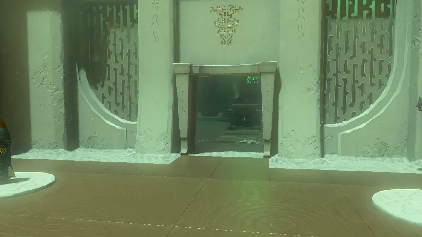 The final door standing open