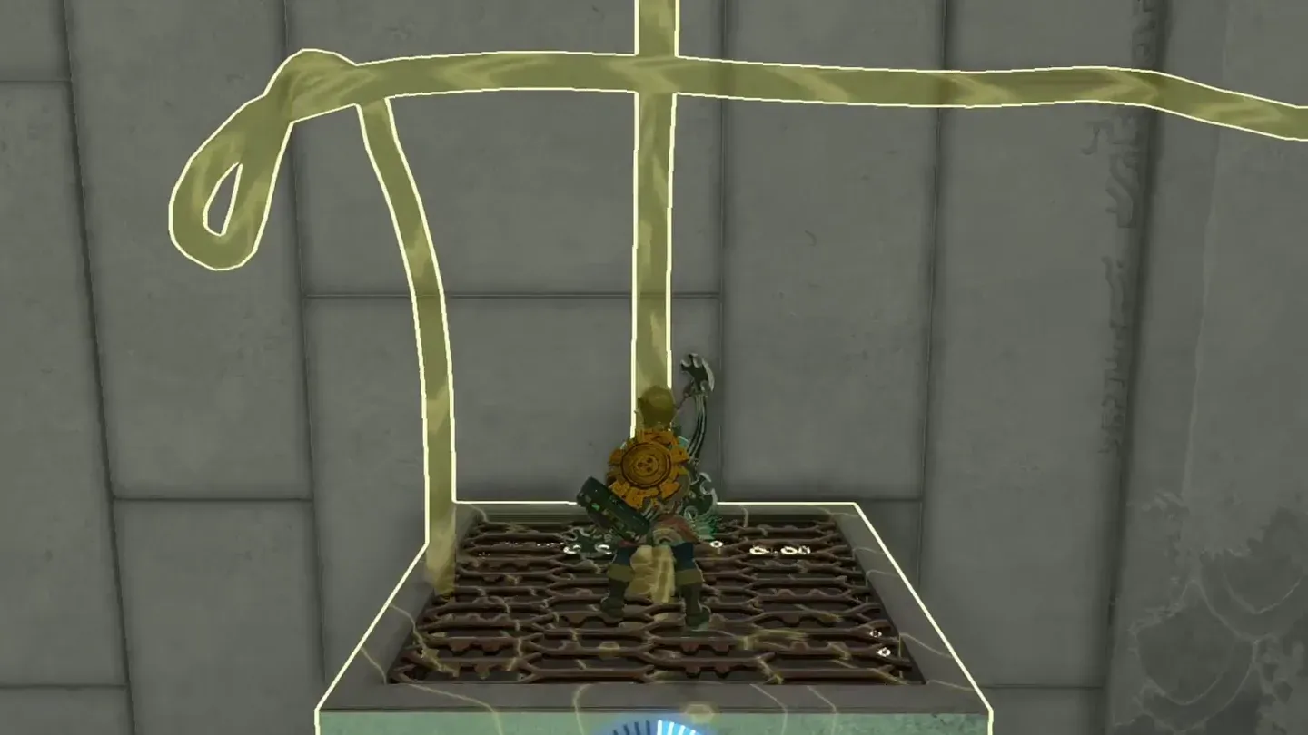 Link on the cube as Recall lifts it back up