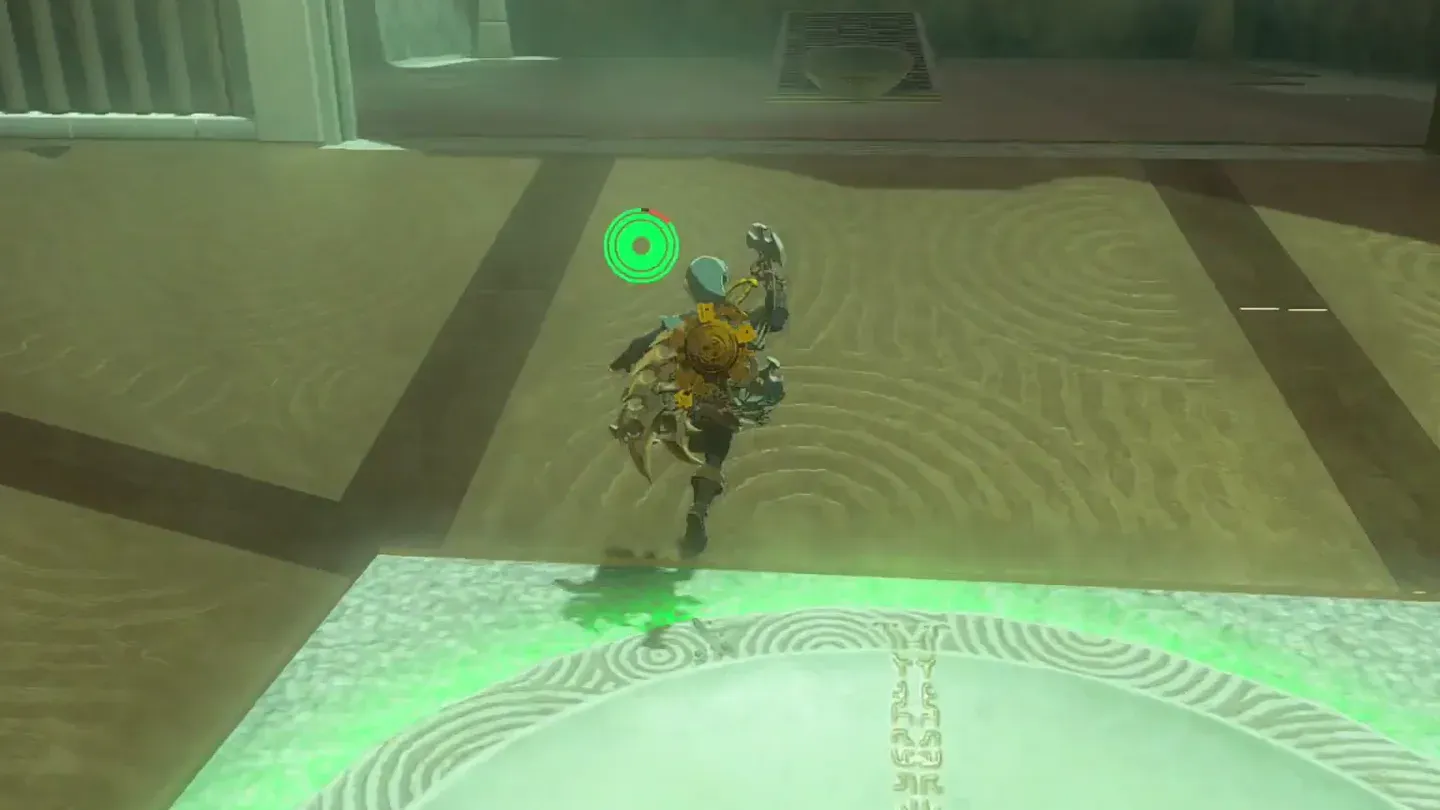 Link setting the orb into the vessel