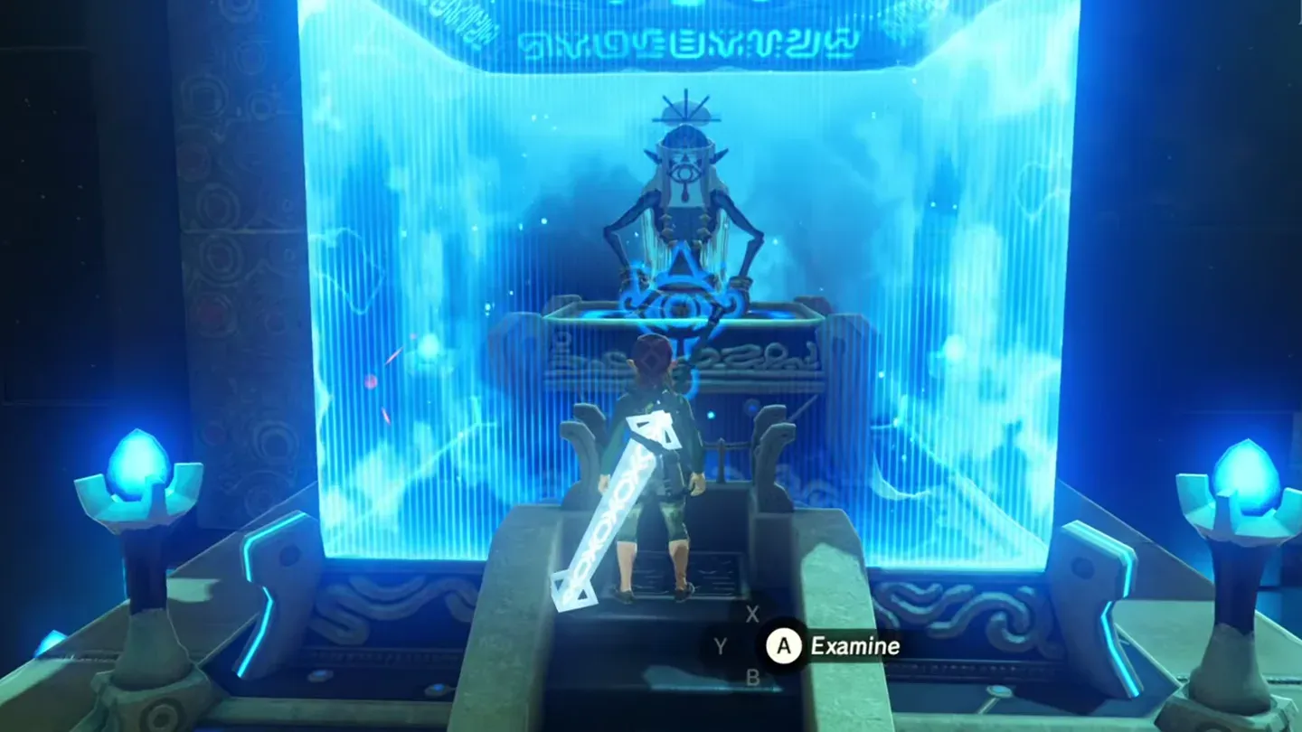 Link before Gorae Torr at the Monk's Pedestal