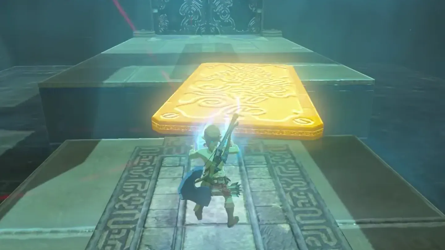 Link carrying the slab over the next gap