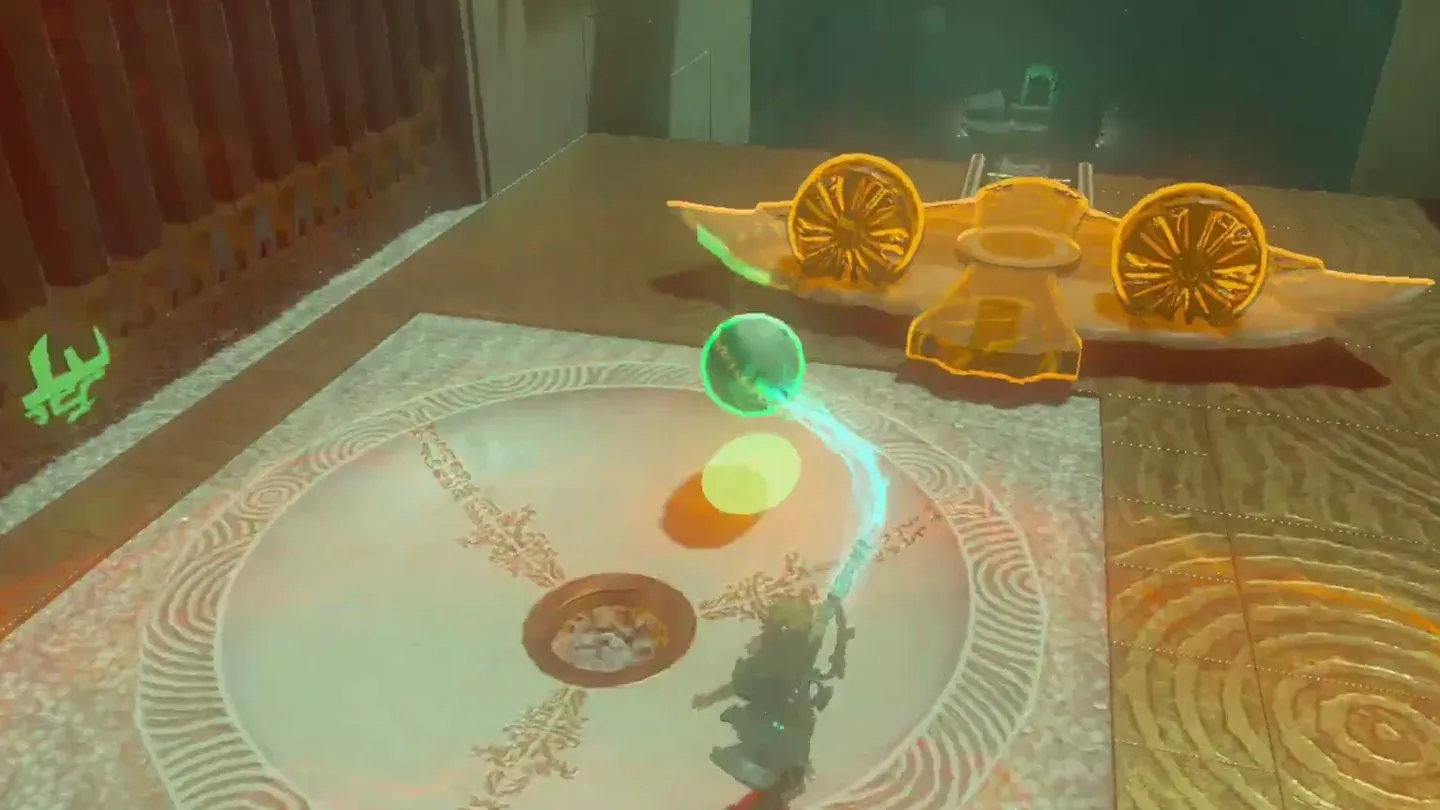 Ultrahand attaching the orb onto the Zonai Wing