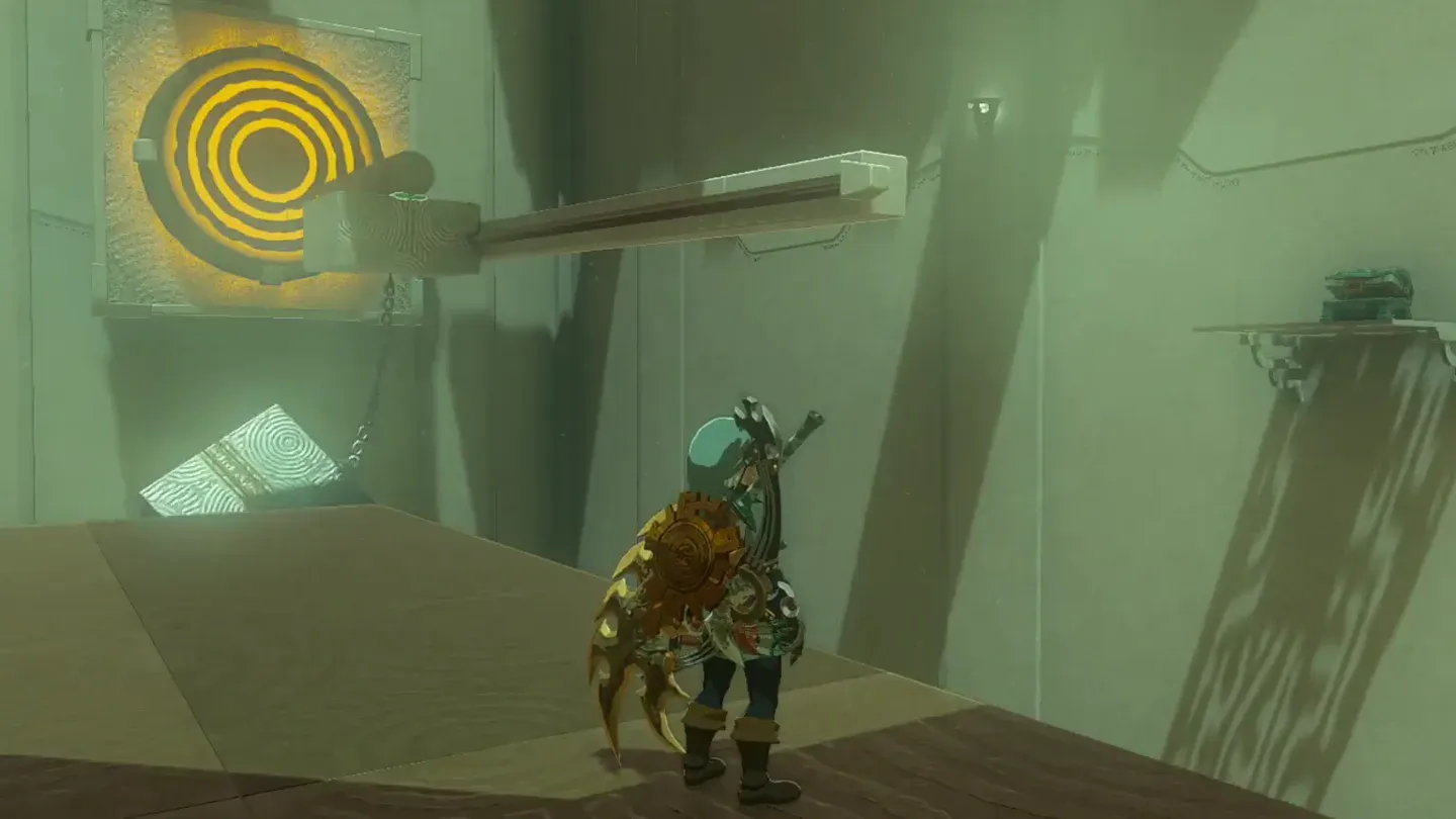 The log on the rail slamming into the spiral target