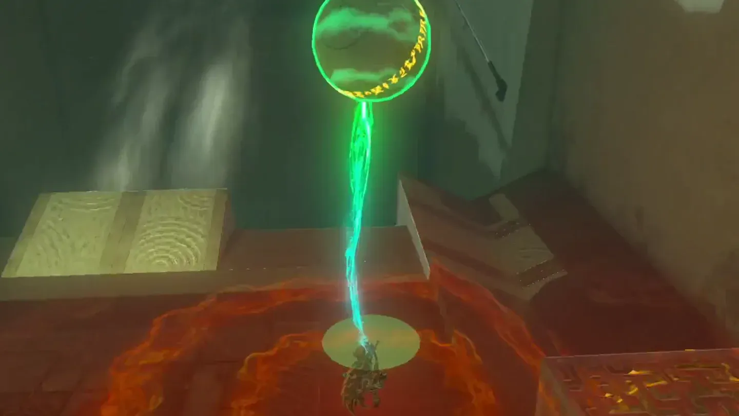 Ultrahand separating the little orb from the big one