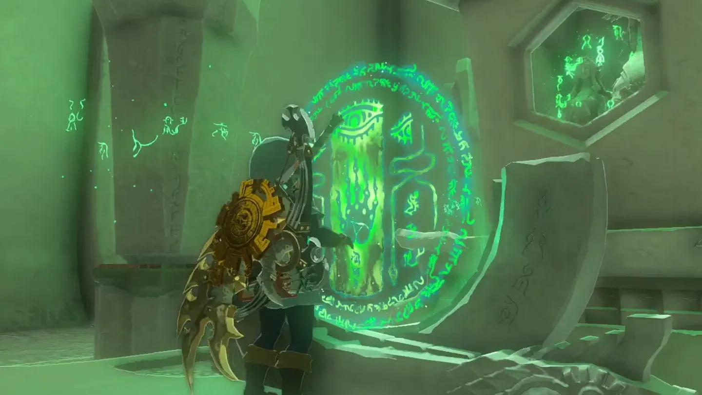 Link at the altar
