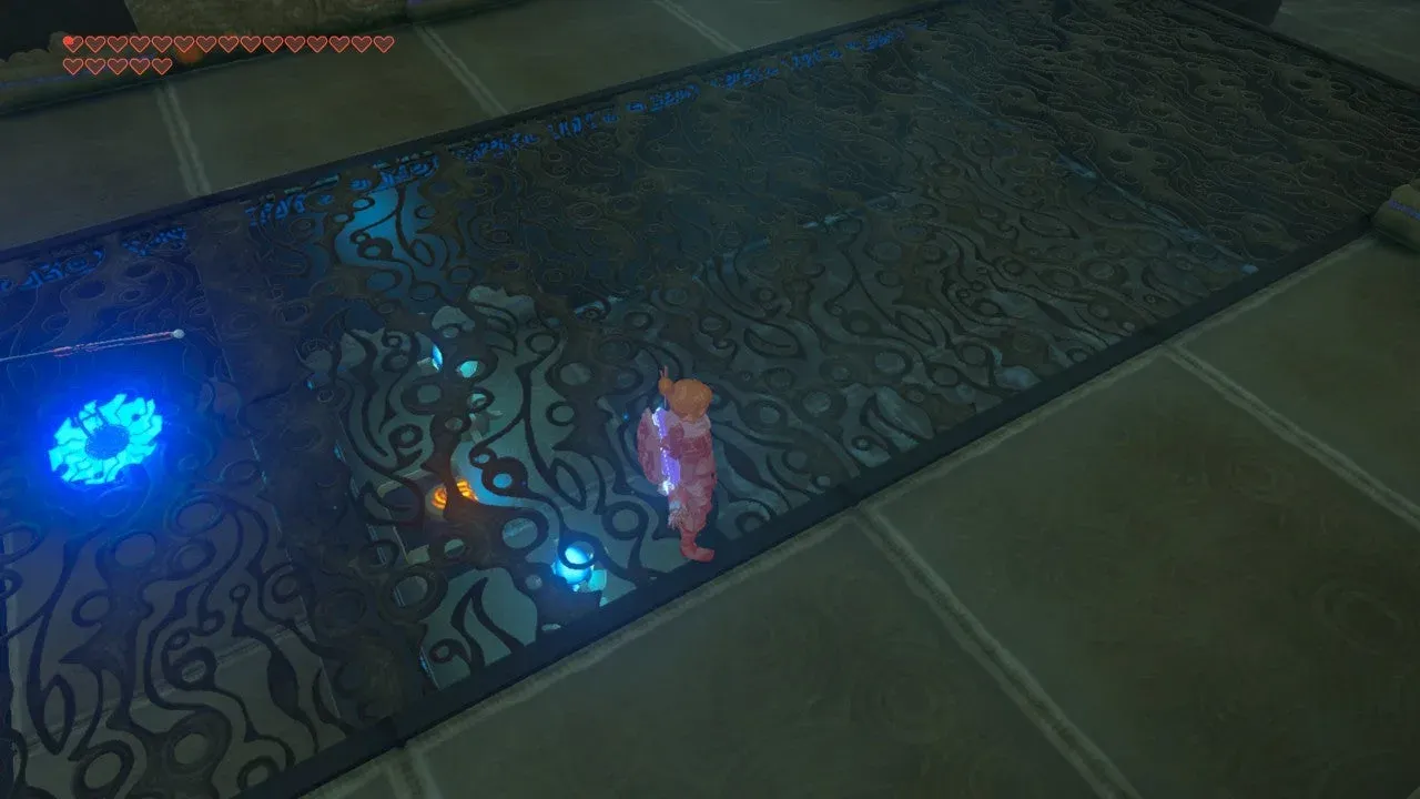 The optional chest visible below the basement’s raised walkway
