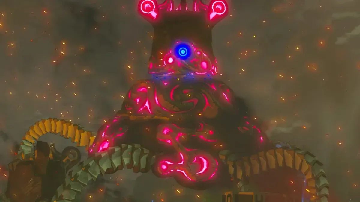 A Guardian Stalker glowing red